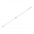 0.08Ct 14K Rose Gold Diamond Butterfly Bracelet