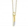 0.10Ct 14K Yellow Gold Diamond Necklace