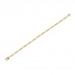 0.90Ct 14K Yellow Gold Diamond Geo Cut Bracelet