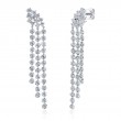 2.36Ct 14K White Gold Diamond Earrings
