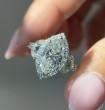White Gold Halo Marquise Diamond Nature Inspired Engagement Ring
