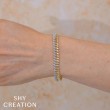 0.88Ct 14K Yellow Gold Diamond Link Bracelet