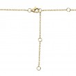 0.20Ct-Ctr(Round) 0.05Ct-Side 14K Yellow Gold Diamond Necklace
