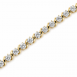10.20 Carats Round Diamond Bracelet