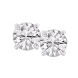 2 Carat Round Diamond Studs