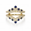 Seraphina 0.62 Carats Round Diamond Ring Guard