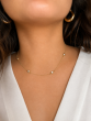 0.50 Carat Round Diamond Station Necklace