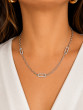 0.50 Carat Paperclip Lab Grown Diamond Necklace