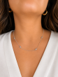 0.50 Carat Round Diamond Station Necklace