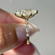 Yellow Gold Marquise Cut Vintage Halo Engagement Ring