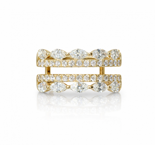 Caroline  1.40 Ct Round Diamond Ring Guard