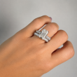 10.88 Carat Platinum Radiant  Cut Diamond Engagement Ring & Matching Wedding Band Set