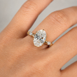 3.33 Carat Yellow Gold Marquise  Cut Diamond Engagement Ring