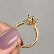 3.33 Carat Yellow Gold Marquise  Cut Diamond Engagement Ring