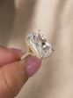 8.50 Carat Cushion Cut Halo Engagement Ring