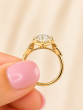 4.20 Carat Marquise Cut Vintage Inspired Diamond Ring
