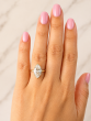 3.12 Carat Yellow Gold Marquise Cut Diamond Engagement Ring