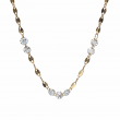 1.15 Carats Round Mirror Link Diamond Necklace