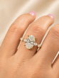 4.30 Carat Oval Cut Diamond Engagement Ring