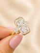 5.50  Carat Cushion Cut  Engagement Ring