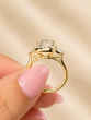 5.50  Carat Cushion Cut  Engagement Ring