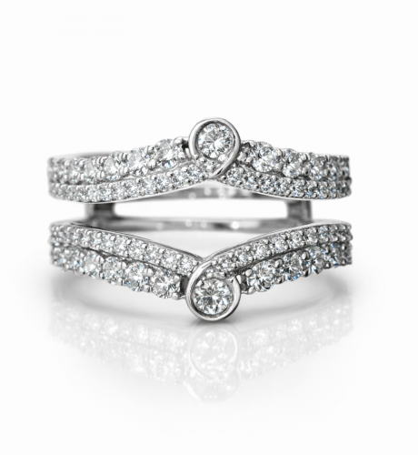 Mia 1.50 Carat Round Diamond Ring Guard