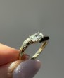 0.61 Carats East-West Oval Diamond Ring