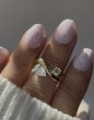 1.19 Carats Pear & Round Fashion Diamond Ring