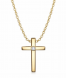 0.03 Carats Round Diamond Cross Pendant