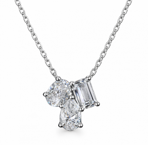 1.05 Carat Multi-Shape Lab Grown Diamond Pendant