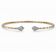 0.93 Carats Kite Diamond Bangle