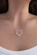 3.00 Carats Heart Diamond Pendant