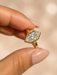2.50 Carat Marquise Cut Vintage Inspired Diamond Ring