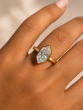 2.50 Carat Marquise Cut Vintage Inspired Diamond Ring