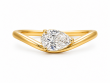 1.04 Carat Pear Cut Solitaire Diamond Ring