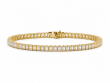 1.70 Carat Baguette Diamond Bezel Bracelet