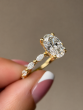 2.62 Carat Oval Cut Diamond Engagement Ring