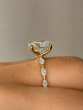 2.62 Carat Oval Cut Diamond Engagement Ring