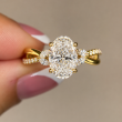 2.62 Carat Oval Cut Diamond Engagement Ring