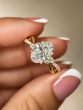 2.62 Carat Oval Cut Diamond Engagement Ring