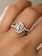 2.62 Carat Oval Cut Diamond Engagement Ring