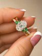 2.13 Carat Oval Cut Nature Inspired  Diamond Engagement Ring