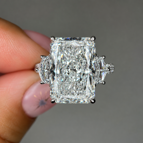 12.01  Carat Oval Cut Diamond Engagement Ring