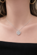 1.00 Carat Heart Diamond Necklace