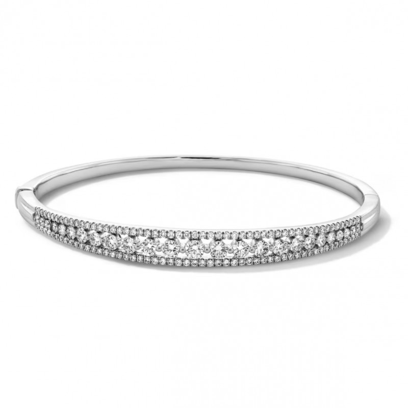 2.30 Carats Fancy Diamond Bangle Bracelet