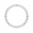 2.00 Carats  Platinum Emerald Cut  Diamond Band