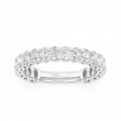 2.00  Carats Platinum Oval Diamond Wedding Band