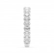 2.00  Carats Platinum Oval Diamond Wedding Band