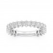 2.00 Carats  Platinum Princess Cut  Diamond Band