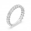2.00 Carats  Platinum Princess Cut  Diamond Band